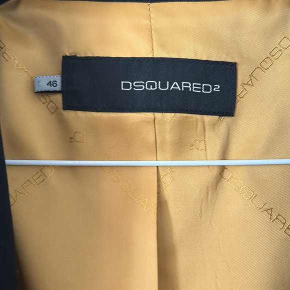 DSQUARED2 Black Blazer. Size 46 - Picture 3 of 7